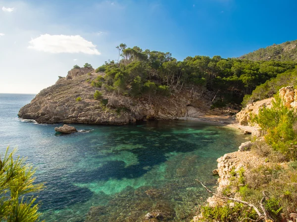 Pequena praia em Maiorca — Fotografia de Stock