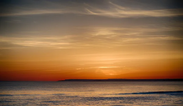 Tramonto sulla spiaggia di Maiorca, Isole Baleari - Spagna — Foto Stock