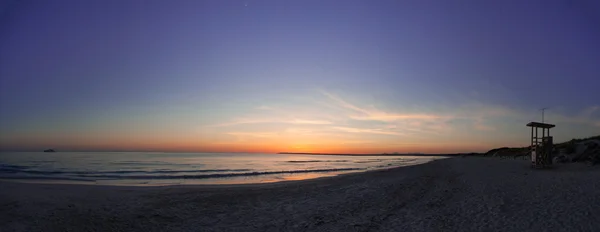 Coucher de soleil sur la plage de Majorque, Îles Baléares - Espagne — Photo