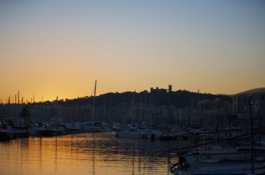 Günbatımı ve liman - Mallorca