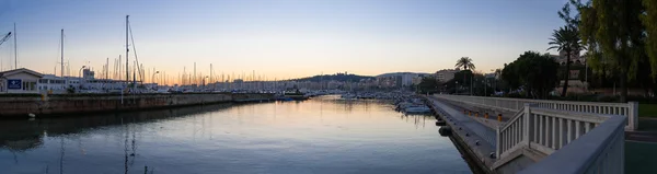 Sunset in the Harbour - Mallorca — Stock Photo, Image