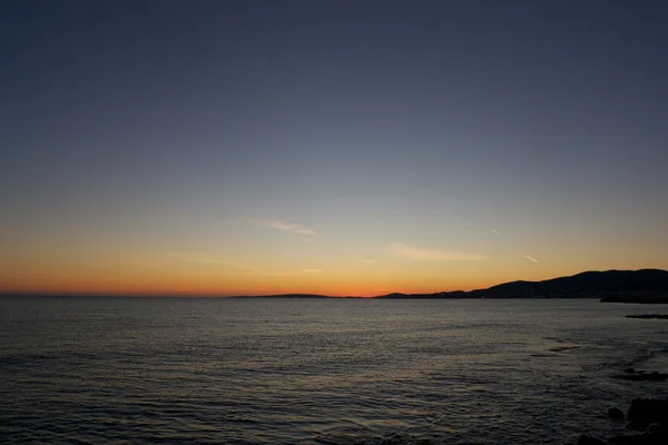 Puesta de sol en la playa - Mallorca — Foto de Stock