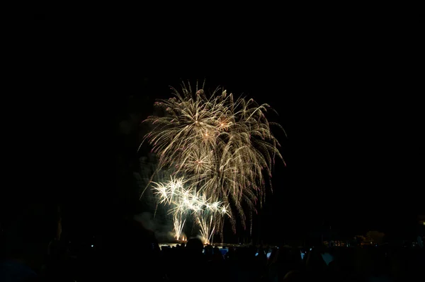 Feuerwerk auf Mallorca — Stockfoto