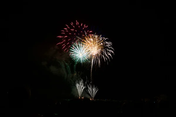 Fireworks in Mallorca — Stock Photo, Image