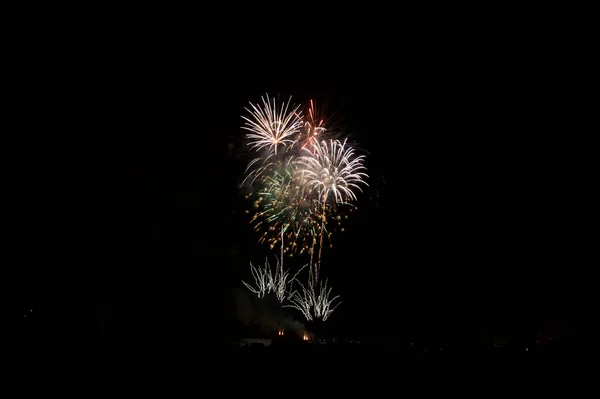 Fuochi d'artificio a Maiorca — Foto Stock