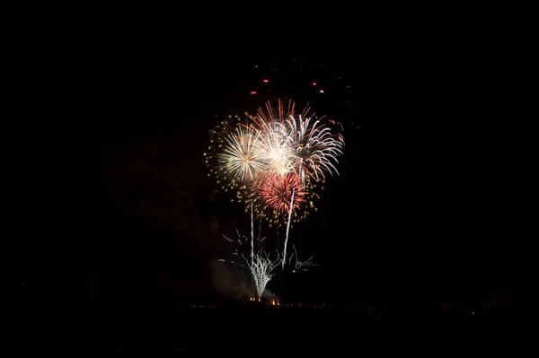 Fuochi d'artificio a Maiorca — Foto Stock