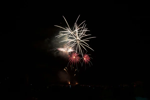 Fuochi d'artificio a Maiorca — Foto Stock