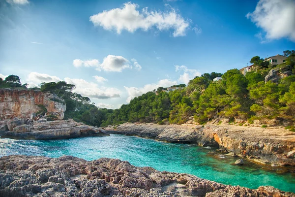 Καλύτερη παραλία στη Μαγιόρκα - Βαλεαρίδες Νήσοι — Φωτογραφία Αρχείου