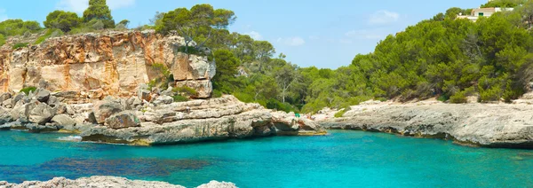 Legjobb strandjától, Mallorca - Baleár-szigetek — Stock Fotó