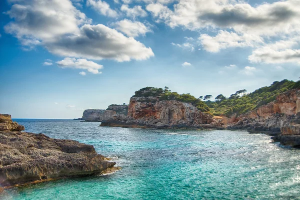 Legjobb strandjától, Mallorca - Baleár-szigetek — Stock Fotó