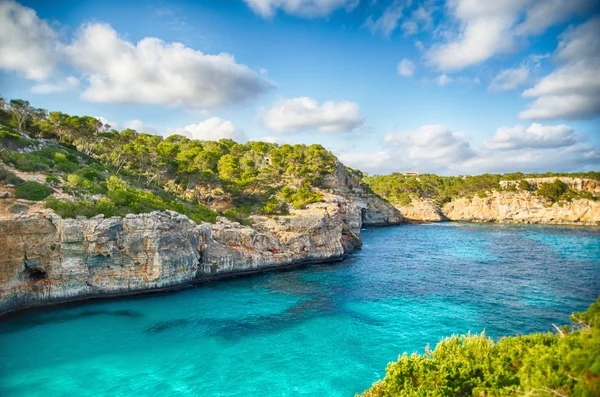 Nejlepší pláž na Mallorce - Baleárské ostrovy — Stock fotografie