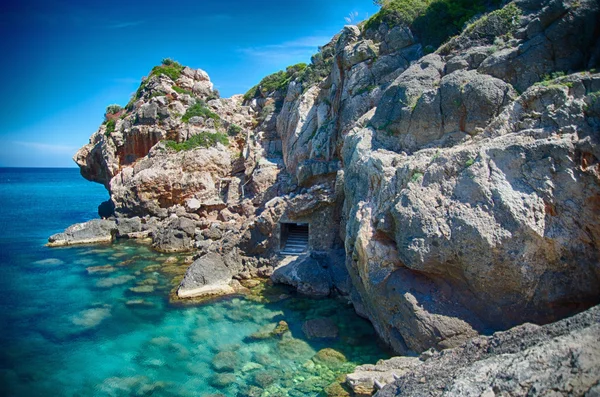 Legjobb strandjától, Mallorca - Baleár-szigetek — Stock Fotó