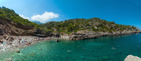 Legjobb strandjától, Mallorca - Baleár-szigetek — Stock Fotó
