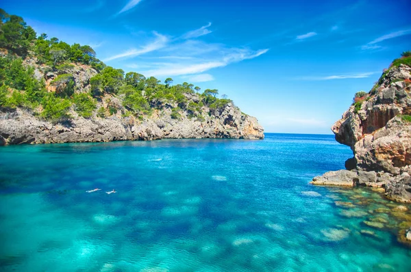 Nejlepší pláž na Mallorce - Baleárské ostrovy — Stock fotografie