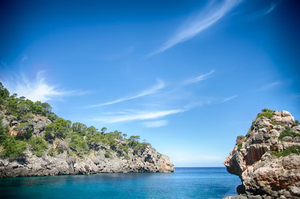 Legjobb strandjától, Mallorca - Baleár-szigetek — Stock Fotó