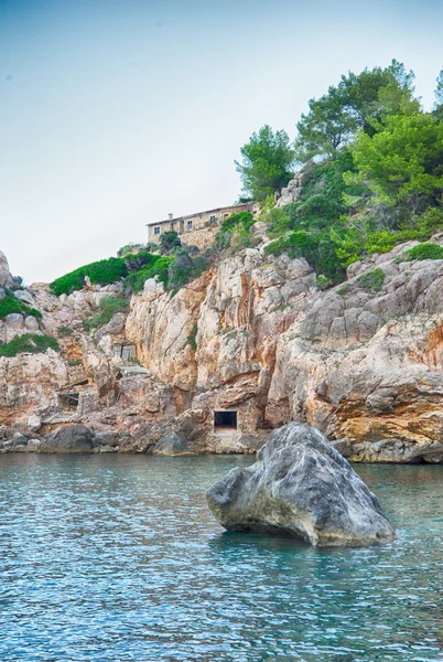 Legjobb strandjától, Mallorca - Baleár-szigetek — Stock Fotó