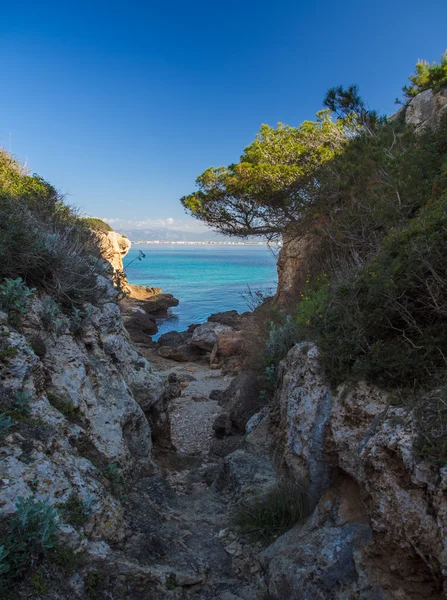 Secret Beach in Mallorca — Stock Photo, Image