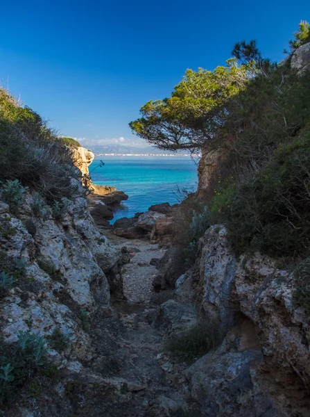 Secret Beach in Mallorca — Stock Photo, Image