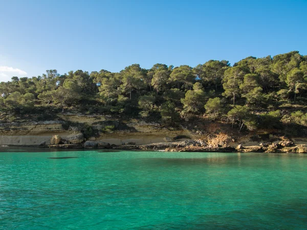 Titkos strandjától, Mallorca — Stock Fotó