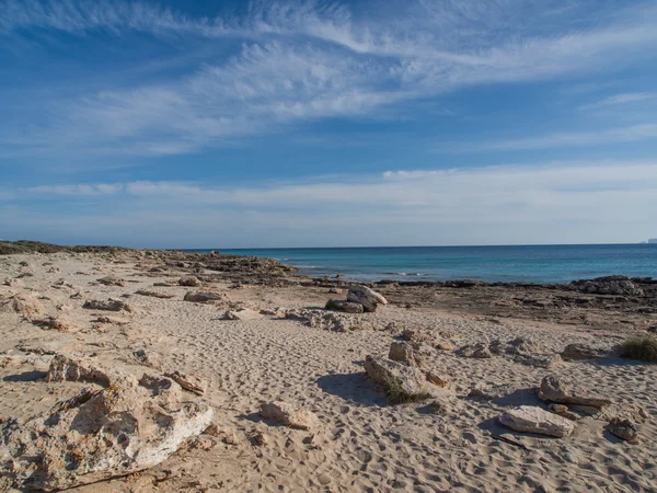 Praia secreta em Maiorca — Fotografia de Stock