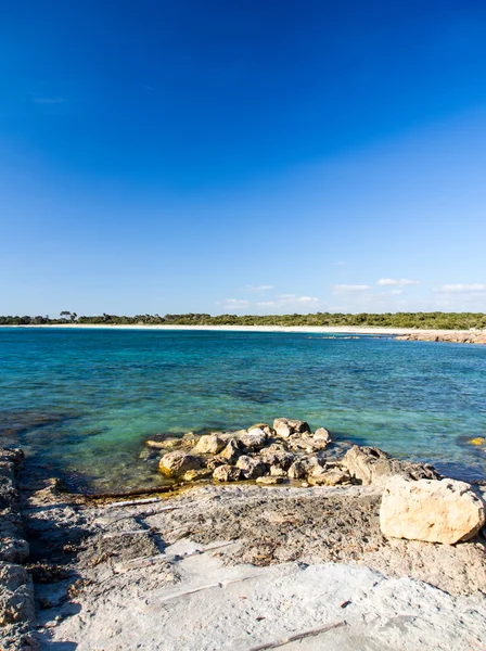 Geheim strand in Mallorca — Stockfoto