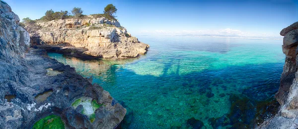 Titkos strandjától, Mallorca — Stock Fotó