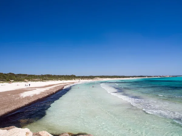 Es Trenc - beste natuurlijke strand in Mallorca — Stockfoto