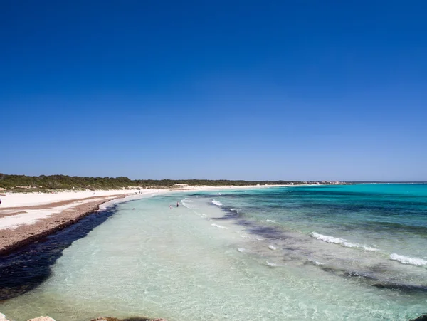 Es Trenc - beste natuurlijke strand in Mallorca — Stockfoto