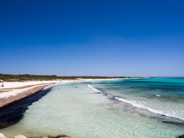 Es Trenc - beste natuurlijke strand in Mallorca — Stockfoto