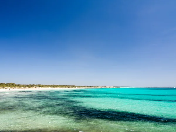 Es Trenc - beste natuurlijke strand in Mallorca — Stockfoto
