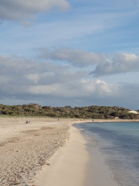 Mallorca gizli ve yalnız beach