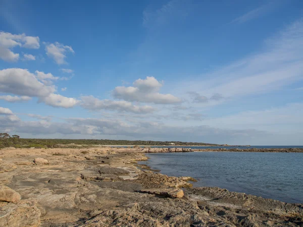 Secret and lonely beach in Mallorca — Stock Photo, Image