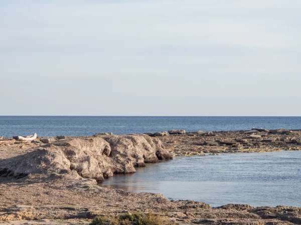 Praia secreta e solitária em Maiorca — Fotografia de Stock