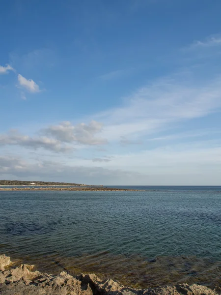 Tajne i samotny plaży w Mallorca — Zdjęcie stockowe