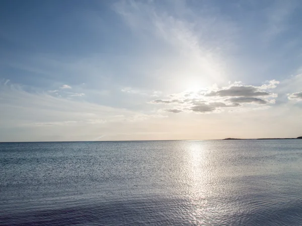 Geheimnisvoller und einsamer Strand auf Mallorca — Stockfoto