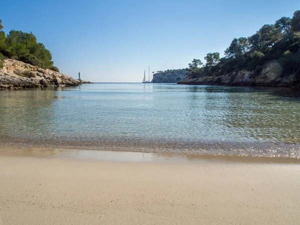 Eenzaam strand in Mallorca — Stockfoto