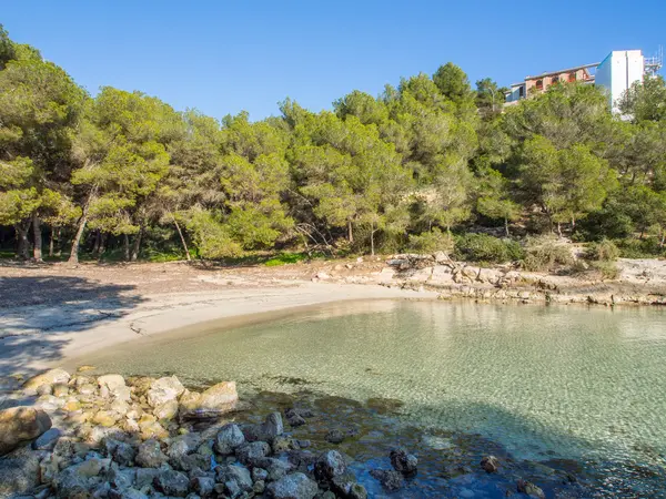 Spiaggia solitaria a Maiorca — Foto Stock