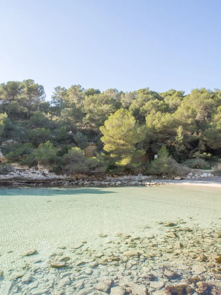 Spiaggia solitaria a Maiorca — Foto Stock