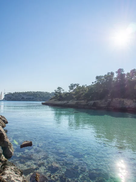 Plage solitaire à Majorque — Photo