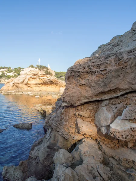 Einsamer Strand auf Mallorca — Stockfoto