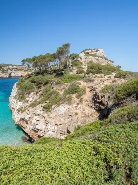 Calo des Moro - nejlepší pláž na Mallorce — Stock fotografie