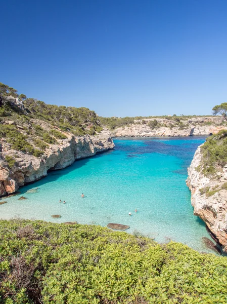Calo des Moro - legjobb strandjától, Mallorca — Stock Fotó