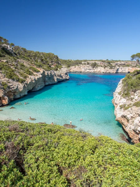 Calo des Moro - nejlepší pláž na Mallorce — Stock fotografie