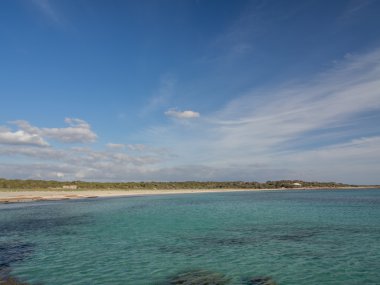 Mallorca gizli ve yalnız beach