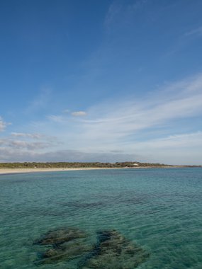 Mallorca gizli ve yalnız beach