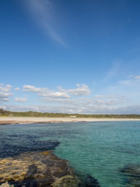 Mallorca gizli ve yalnız beach