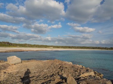 Mallorca gizli ve yalnız beach