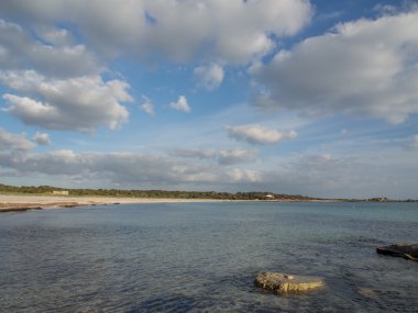 Mallorca gizli ve yalnız beach
