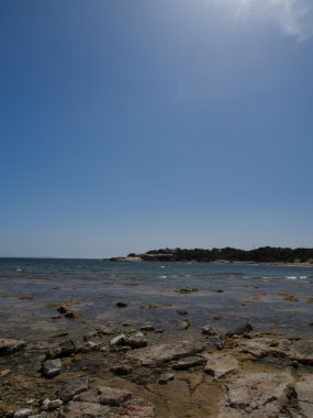 Kayalık sahil Mallorca - Balearic Islands, İspanya