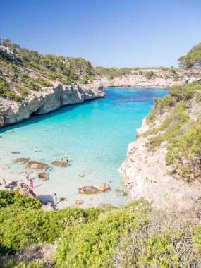 Best beach in Mallorca - Balearic Islands, Spain clipart